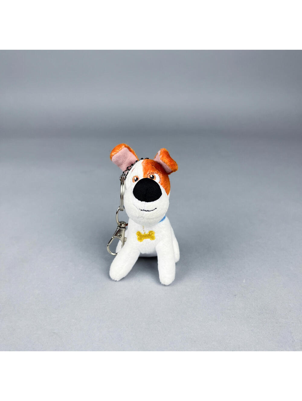 Plush Bag Charm | Upcycled Tiny Max the Dog Keychain